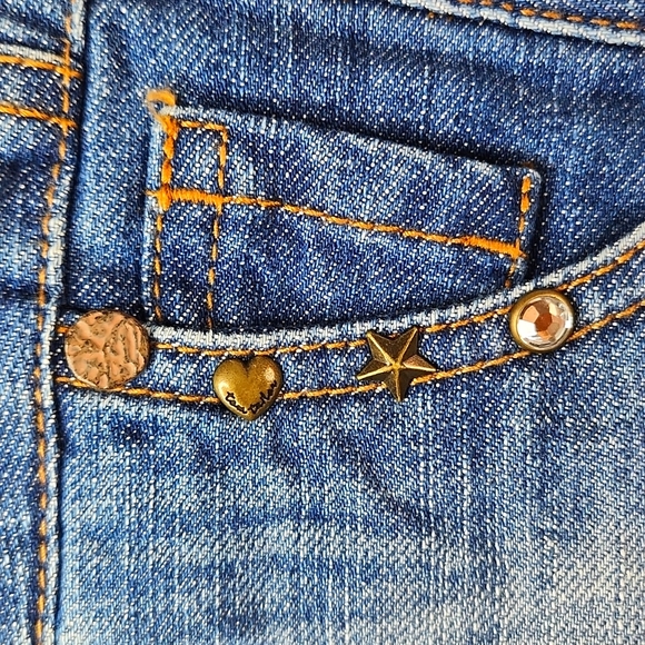 Tom Tailor Denim Shorts W/ Studded pockes, Size XS/128EU/8US ~ NWT - Picture 4 of 12